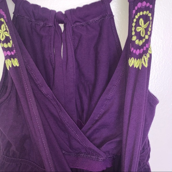LIKE NEW! Athleta Yantra Surya Organic Embroidered Tank Top - Picture 5 of 12